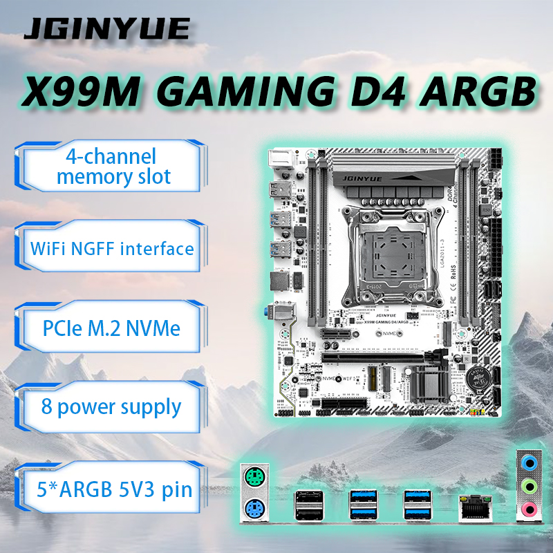 Home Cooking Videos - JGINYUE X99 Motherboard LGA2011-3 M-ATX für