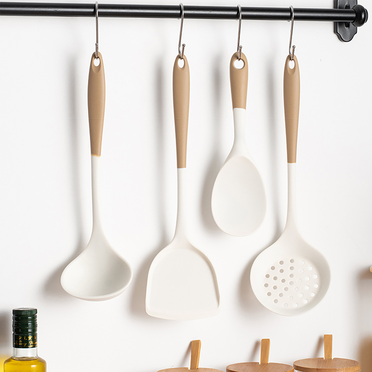 Home Cooking Services - 4 stücke Silikon Küchen geschirr Utensilien