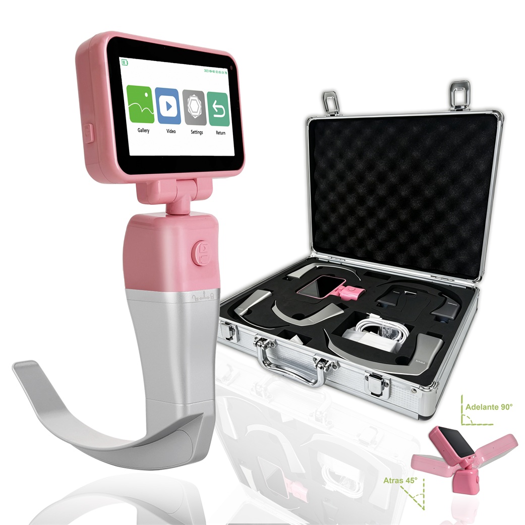 Home Cooking Videos - 3,5-Zoll-Touchscreen-Videolaryngoskop für Anästhesie, 6 optionale Klingen