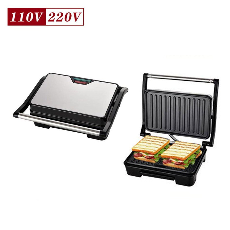 Home Cooking Menu - Multifunktionale Steak- und Sandwich-Maschine mit englischem