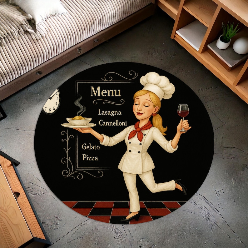 Blonderer runder Koch-Küchente – Home Cooking Menu Bewertung und Preis