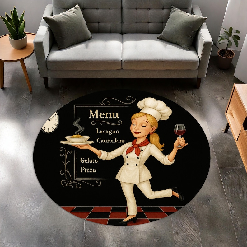 Blonderer runder Koch-Küchente – Home Cooking Menu Bewertung und Preis
