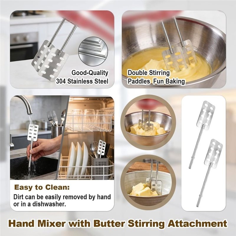 A83G-2Pcs Handmixer-Butterrühr – Kitchenaid Mixer Hand Mixer Bewertung und Preis
