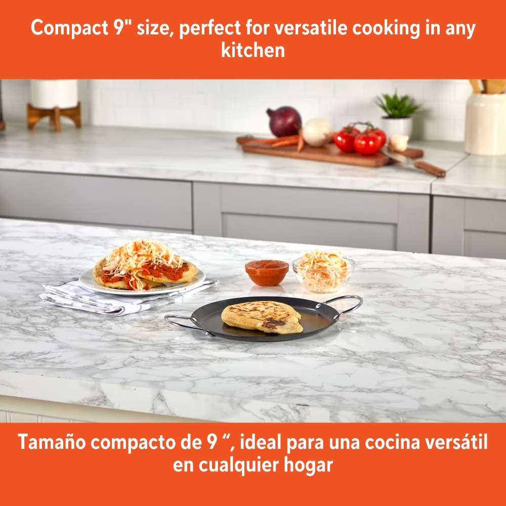 Runde Antihaft-Bratpfanne aus  – Comal Griddle Round Bewertung und Preis